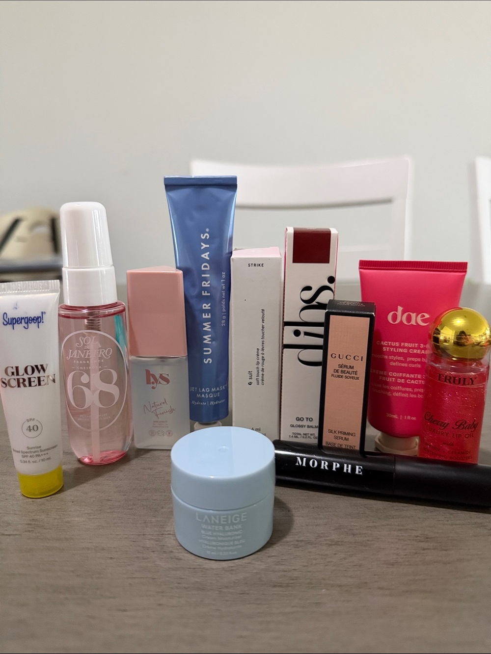 11 Piece Sephora Bundle Lot Gucci DAE Supergoop Summer Fridays Laneige Truly